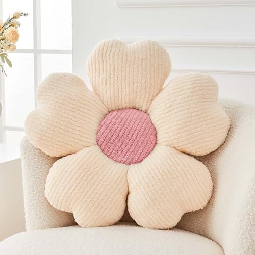 Kcvvcr Flower Throw Pillow, Cute Flower Shaped Pillow Decorative Throw Pillow by Kcvvcr