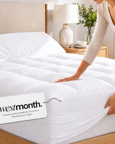 Mattress Topper, 1000 GSM Extra Thick Mattress Pad，Full by Unknown