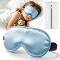 Kids Sleep Mask Eye Cover, Silk Sleeping Mask by AQATNFI