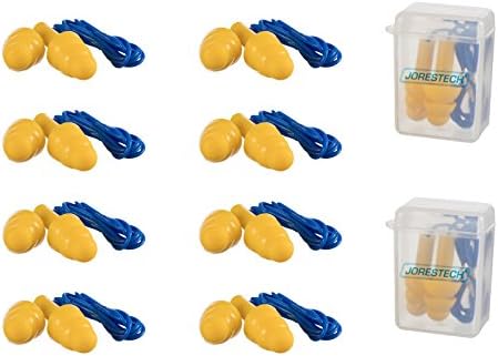 JORESTECH Safety Ear Plugs Reusable Soft Silicone and Corded Excellent by JORESTECH