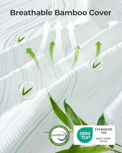PERLECARE Queen Mattress Topper, 3 inch Medium Firm, Bamboo Washable Cover - Image 5