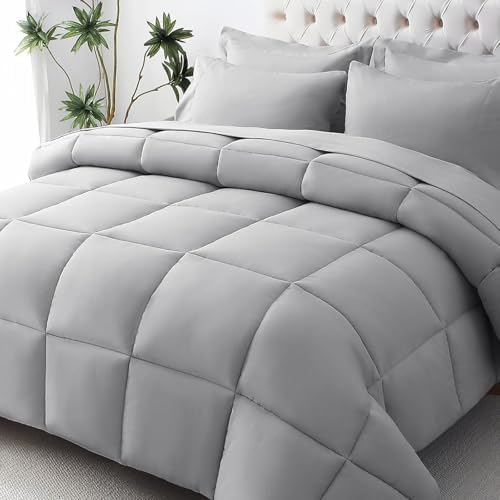 JOLLYVOGUE Twin Comforter Set, Ultra-Soft Bed in a Bag Twin Size 5 Pieces by JOLLYVOGUE