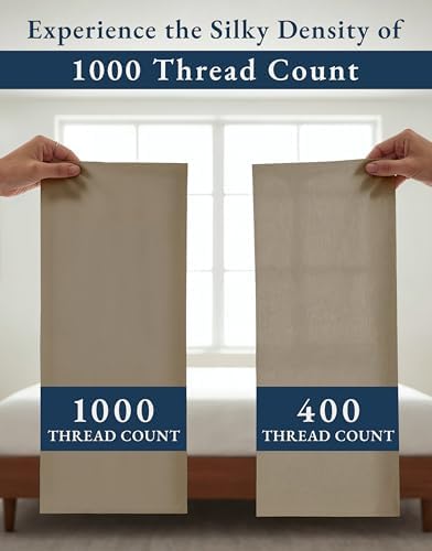 LANE LINEN California King Bed Sheets 100% Egyptian Cotton Sateen - Image 4