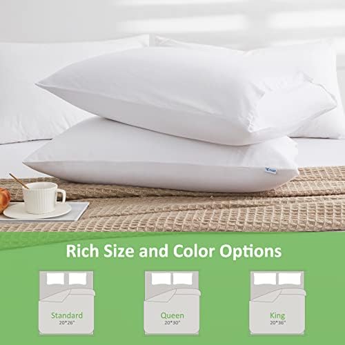 LUXEAR Nature Linen Pillow Cases, 2 Pack Queen Size - Image 6