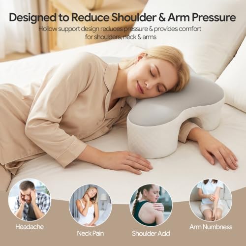 Side Sleeper Pillow with Arm Hole - Image 3