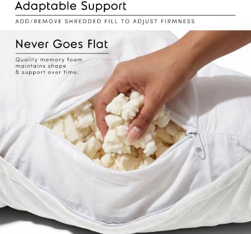 Nestl Reading Pillow for Bed, Back Pillow for Sitting Up in Bed - Image 3