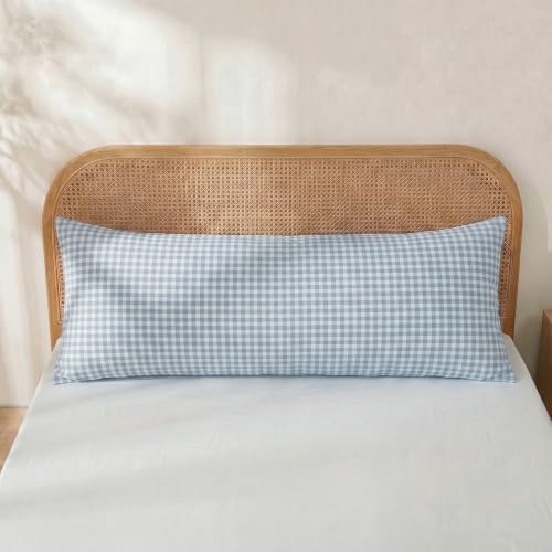 Merryword 100% Cotton Body Pillow Cover, 20 x 54, Soft Breathable Pillow Cover - Image 2