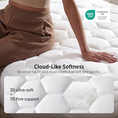 Bedsure Full Mattress Pad, Mattress Topper - Image 4