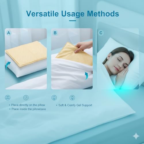 Cooling Gel Pad for Sleep, Instant Relief for Hot Flashes, Night Sweats - Image 3