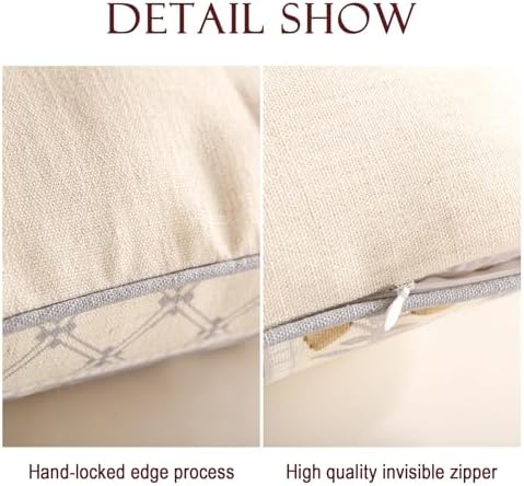 patdrea French Vintage Linen Throw Pillow Cover - Image 4