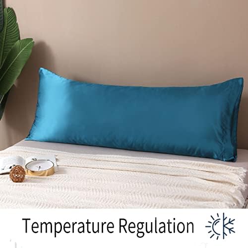 Satin Body Pillow Cover, 20x54 Inches Pillow Case Set of 1 - Image 3