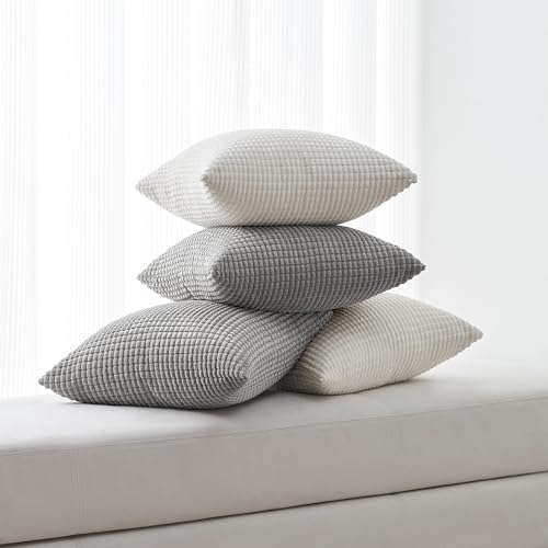 Topfinel 4 Packs Decorative Throw Pillow Covers 16x16 Inch - Image 6