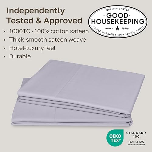 California Design Den 1000 Thread Count Pillow Cases King Size - Image 2