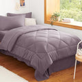 CozyLux Twin XL Comforter Set 68"x88" Dusty Purple by CozyLux