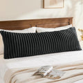 BEDELITE Fluffy Striped Body Pillow Cover by BEDELITE