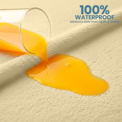 Waterproof Twin XL Size Mattress Protector fits Upto 15" Deep Pocket - Image 3
