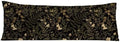 Moody Floral Botanical 20x54 Body Pillow Cover, Dark Aesthetic Room Decor by PIUD