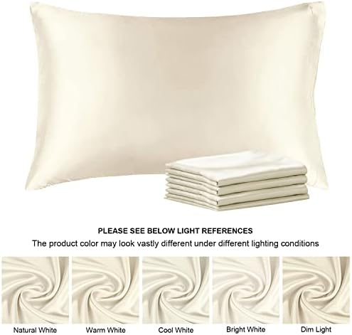 BEDELITE Satin Pillowcases, Small King 20x36 Inch - Image 7