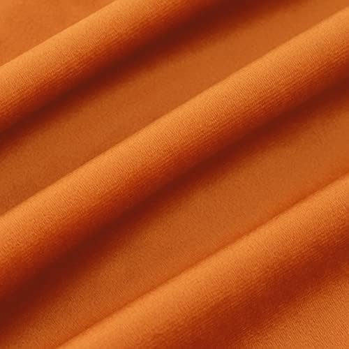 Velvet Orange Throw Pillow Covers 18”x18”Pack of 2 Soft Decorative - Image 6