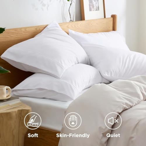 Bedsure Pillow Cases Standard Size Set of 4 - Image 2