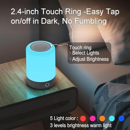 Night Lights, Rechargeable Battery, Touch Control, 6 Timers & Memory Function | - Image 3