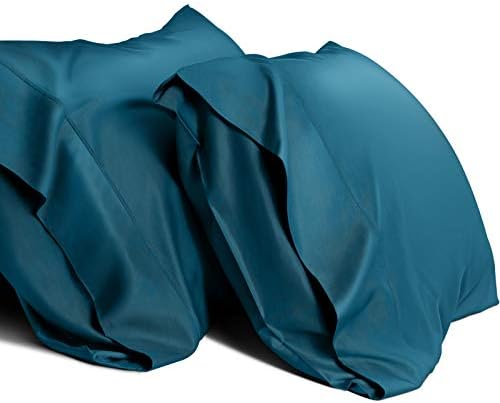 WishSmile Teal Cooling Pillowcases, 2 Pack, 20x36 inches by WishSmile