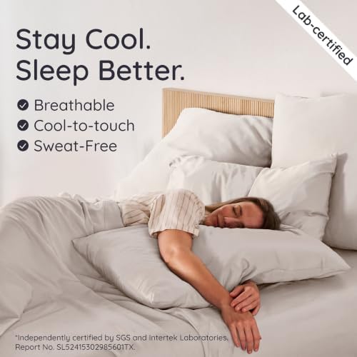 Bambaw 100% Viscose Derived from Bamboo Sheets Queen Size Set – 6pcs Cooling - Image 3