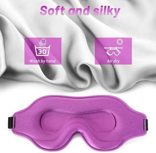 Sleep Mask for Men and Women, Lash Extensions 3D Eye Mask - Image 6