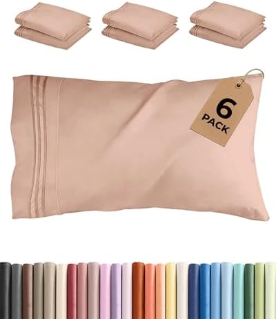King Standard Pillow Cases Set of 6 by CGKUnlimited