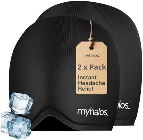 Myhalos® Migraine & Headache Relief Cap, Hot & Cold Ice Wrap by myhalos