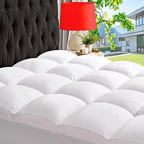 ABENE RV Short Queen Mattress Topper, Thick Pillow Top Mattress Pad by ABENE