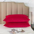 H HOUSEHOLD Set of 2 Velvet Queen Size Pillowcase, Soft and Cozy Luxury Fuzzy by HHOUSEHOLD