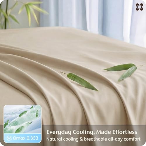 Bedsure PureWoven 100% Rayon Derived from Bamboo, Full Size Sheets - Image 4
