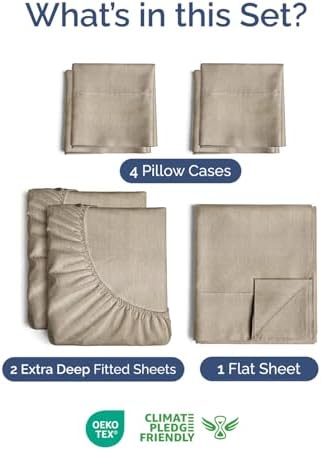 Extra Deep Split King Sheet Set - Image 2