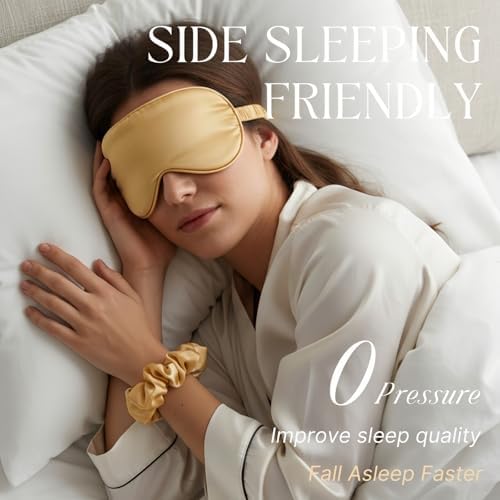 Gold Sleep Eye Mask - Image 2
