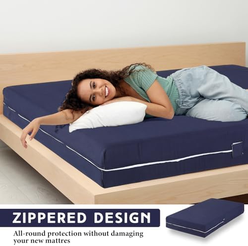 HunnmingRe Zippered Mattress Protector Fitted - Image 7