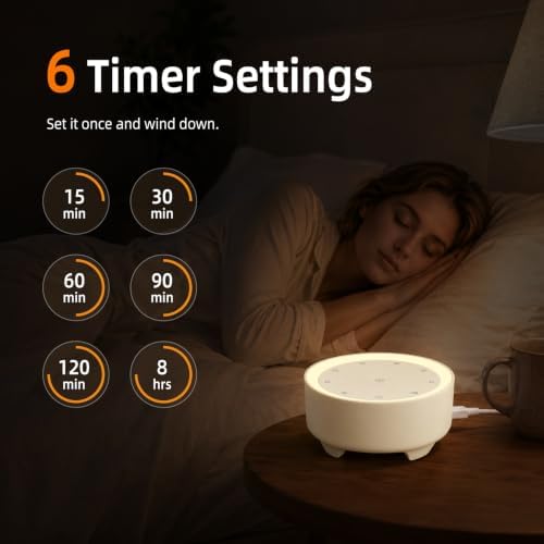 Kipcush White Noise Machine for Sleeping, Baby & Adults, High-Fidelity - Image 5