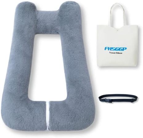 FHSGGP Travel Pillow Car Pillow Kid Car Sleeping Gray by FHSGGP