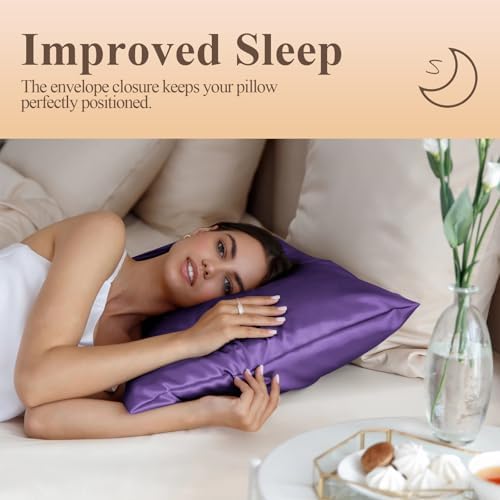 Silk Like Satin Pillowcase King Size, 2 Pack, 20x36 Inches - Image 5