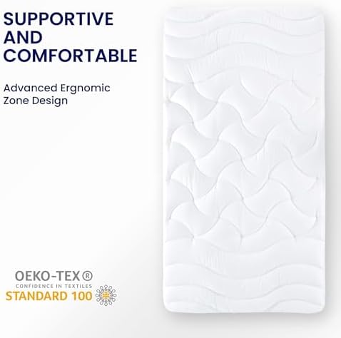 SLEEP ZONE Cooling Twin Mattress Topper - Image 3