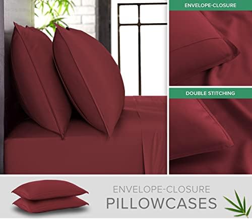 Pure Bamboo Queen Sheets, Genuine 100% Organic Viscose Derived from Bamboo Bed - Image 3