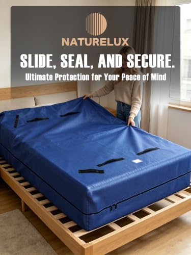 Heavy Duty Ergonomic Handles Mattress Moving Bag, 2 Pack - Image 3