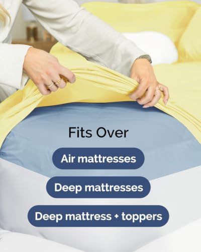 CGK Linens 2 Pack Extra Deep Cal King Fitted Sheets - Image 7