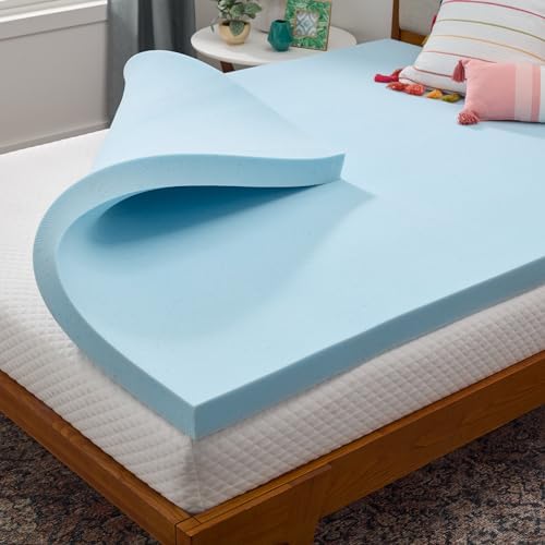 Linenspa Memory Foam Mattress Topper, Twin Size by Linenspa