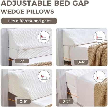 Bed Wedge Gap Filler Twin Size, Wedge Pillow - Image 3