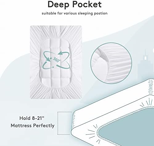 SameBed Mattress Topper Twin XL, Extra Thick Mattress Pad Cover - Image 3
