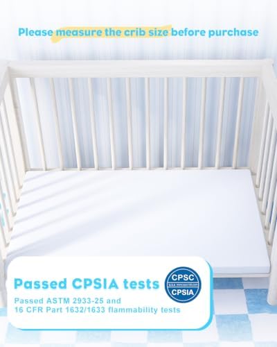2"x27.5"x52" Mattress Topper, 27.5" Wx52 L Size - Image 3