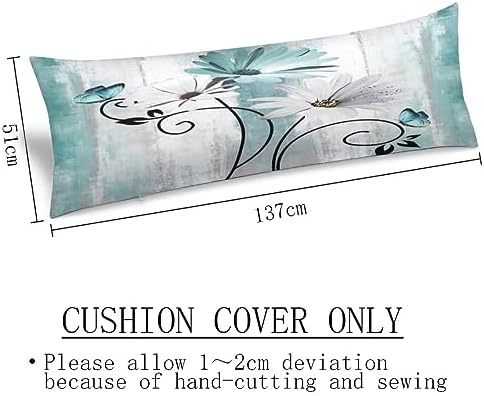 Daisy Flower Body Pillow Cover Foral - Image 3