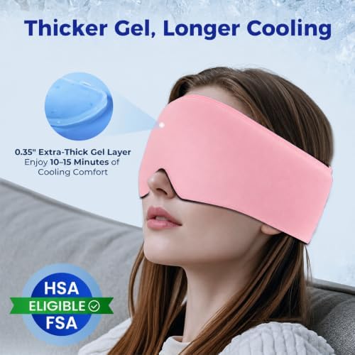 Cooling Gel Eye Mask for Puffy Eyes, Self Care Gift for Women - Image 5