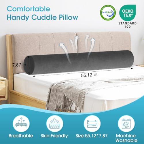 SereneCloud Memory Foam Body Pillow - Image 4